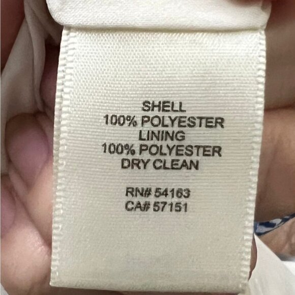 Eliza J Blue and White Floral Petite Dress - Picture 4 of 9